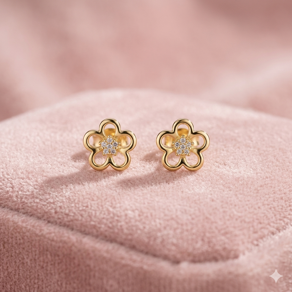 The Rose Pendant Earrings